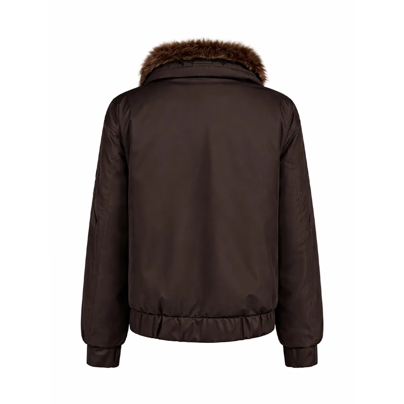 Marc Aurel Bomberjacke Bomberjacke- Leistentaschen- angesetzes Bündche braun(Image 5)