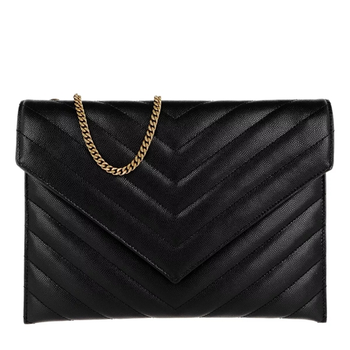 Saint Laurent Tribeca Chain Wallet Leather Black Crossbody Bag