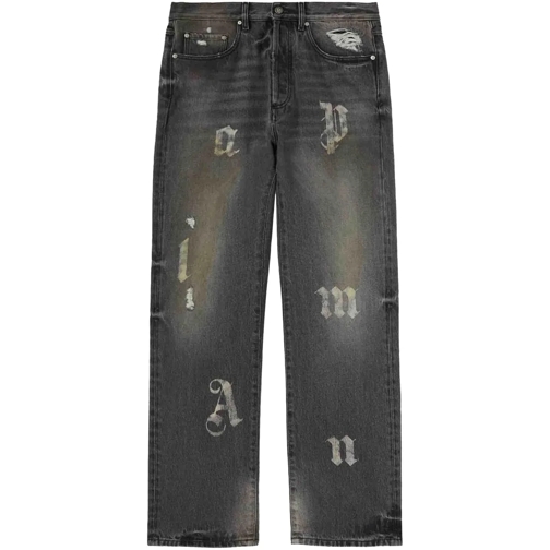 Palm Angels Skinny Leg Jeans Jeans Logo Denim mehrfarbig