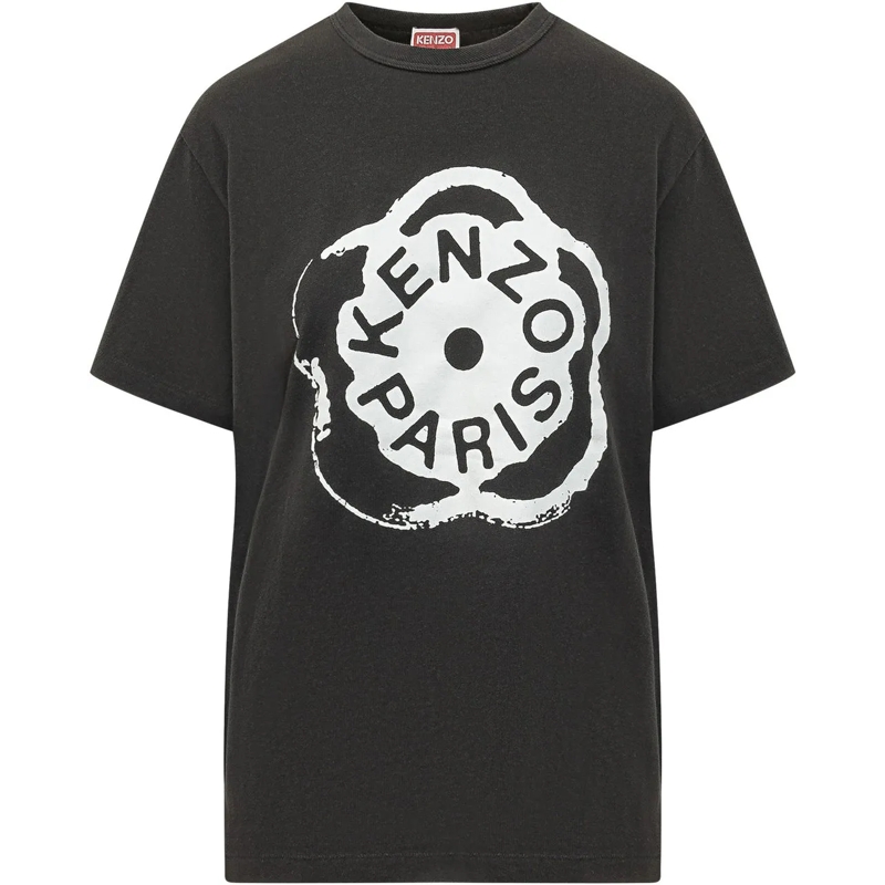Kenzo T-shirt T-Shirt Con Logo Stampato schwarz