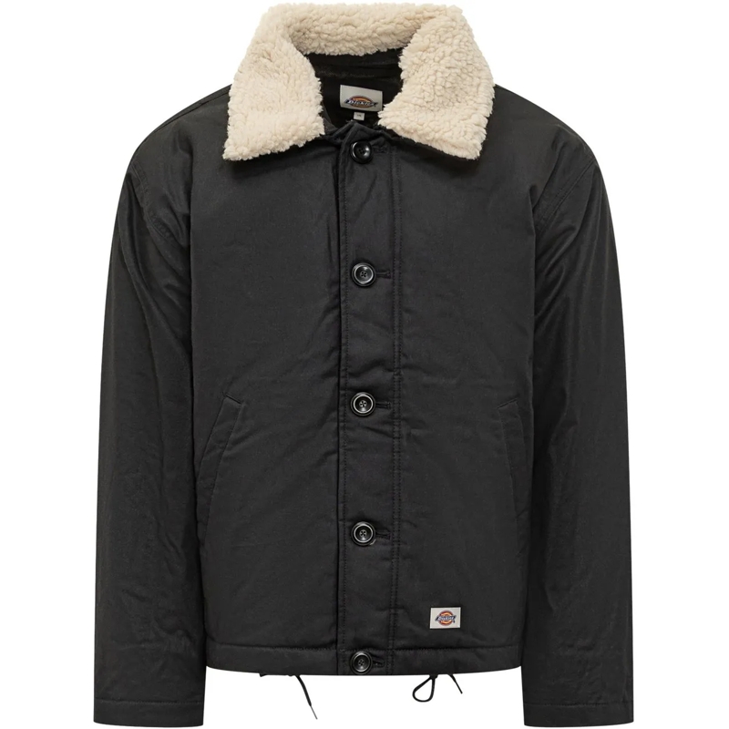 DICKIES Daunenjacke Dickies Threads Giacca Sangrey Waxed schwarz