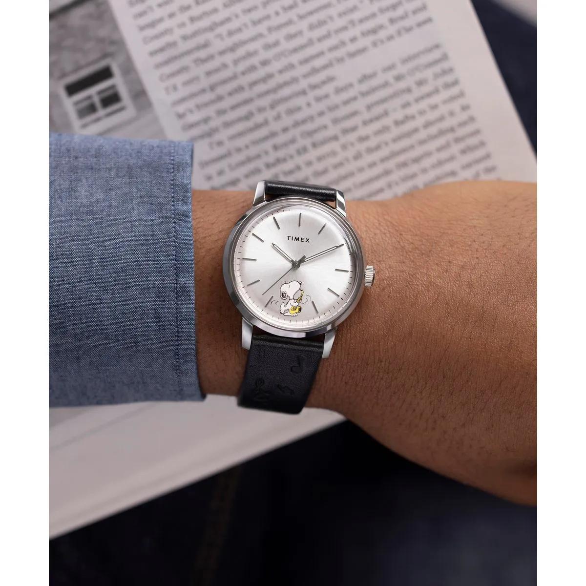 Thumbnail - Timex Uhren - Automatische Uhr Marlin® Automatic X Peanuts Saxop - Gr. unisize - in Schwarz - für Damen