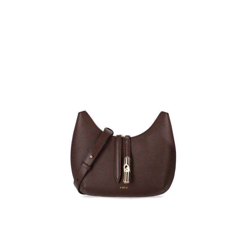 Furla Hobo Bag Furla Goccia S Shoulder Bag Cioccolato(Image 2)