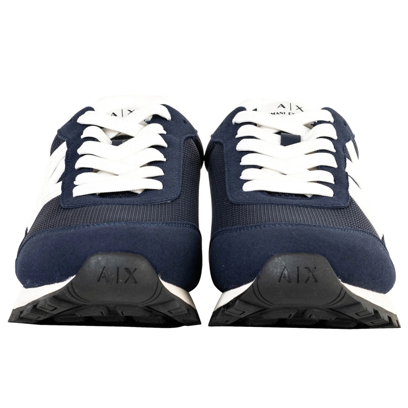 Armani Exchange Low-Top-Sneaker SNEAKER DROP MICROSUEDE+MESH+CALF PU blau(Image 3)