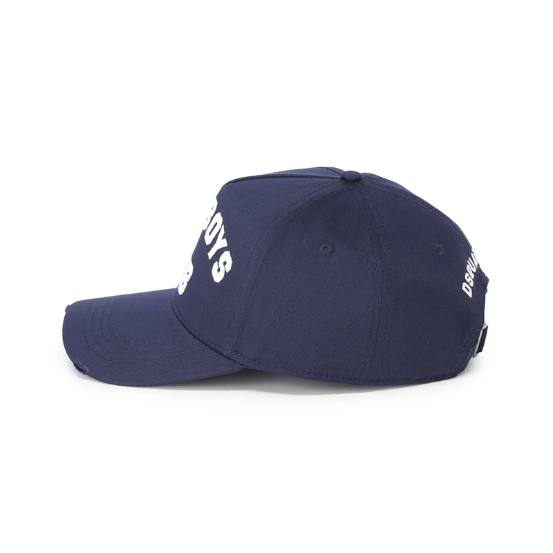 Dsquared2 Chapeau Cap mit Schriftzug blau(Image 4)