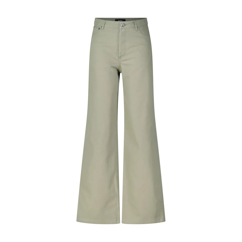 A.P.C. Bootcut-Jeans Bootcut Jeans Elisabeth Graugrün