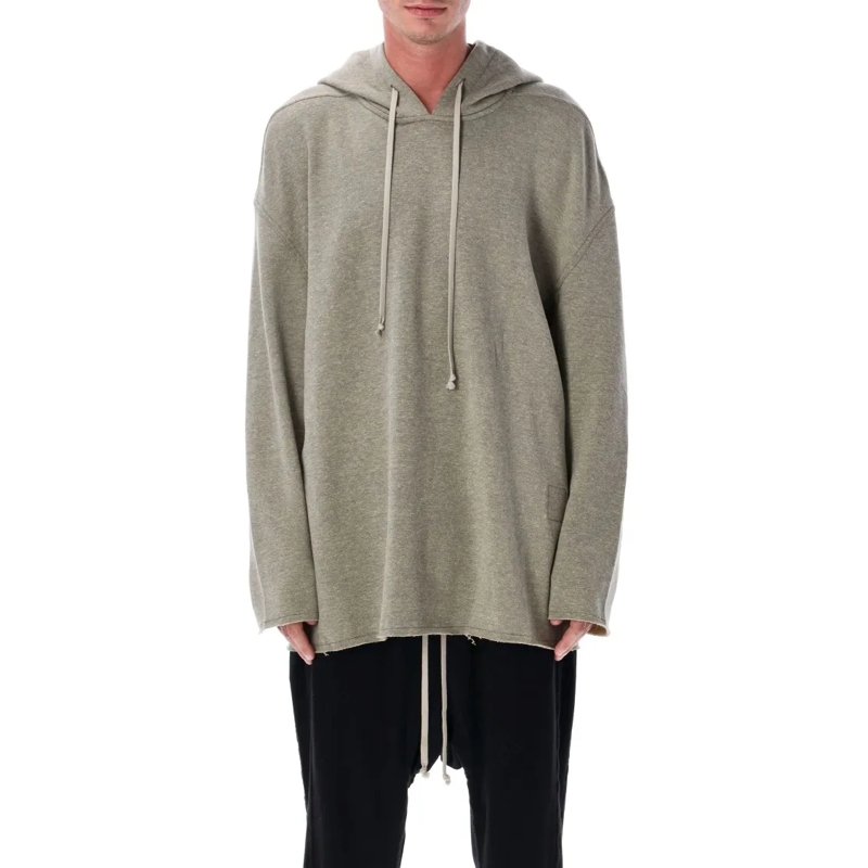 Drkshdw  Grey Melange Peter Hoodie Sweatshirt Grey