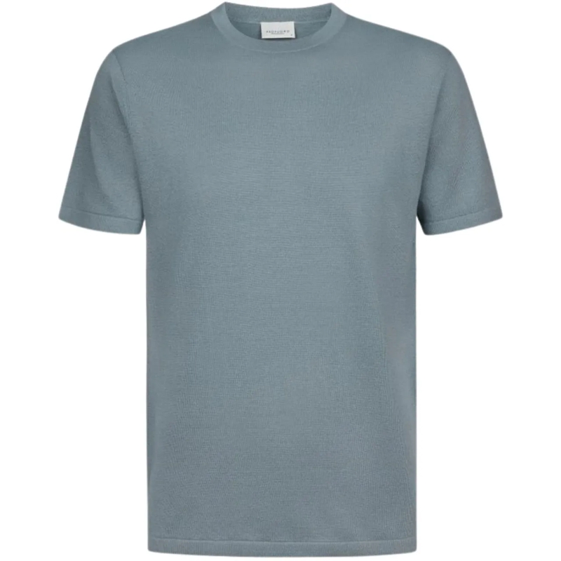 PROFUOMO T-Shirt Profuomo T-shirt Crew Neck Ss T-shirts Lichtblauw  blau