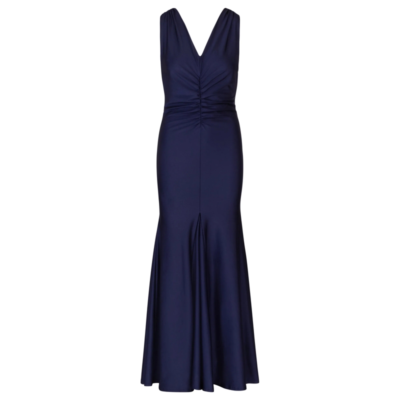 Kraimod Maxikleid Kleid dunkel-blau