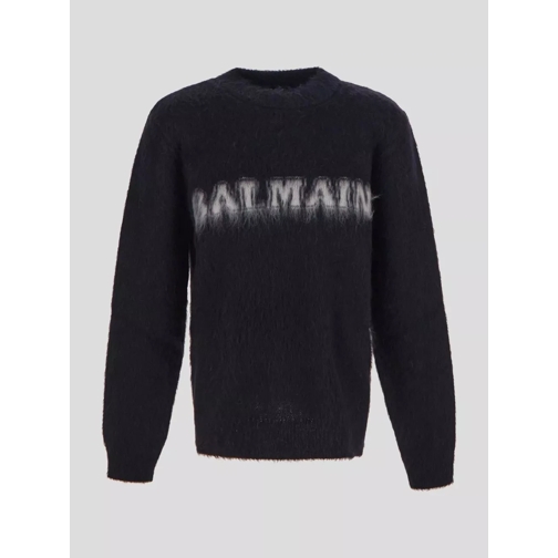 Balmain  Balmain - BH0KD000KF38 - EAB Balmain Maglie Noirbl schwarz