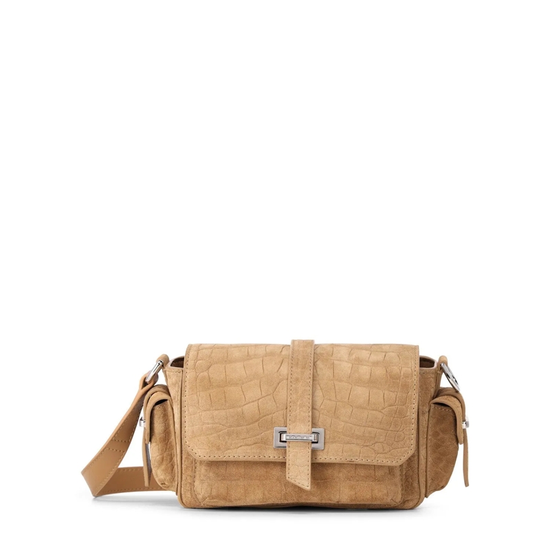 Hogan Crossbody Bag Kleine Flap Bag braun