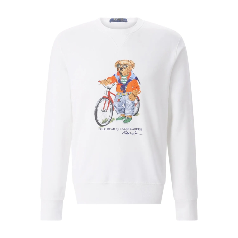 Polo Ralph Lauren  Ribbed Crewneck Sweatshirt White(Image 2)