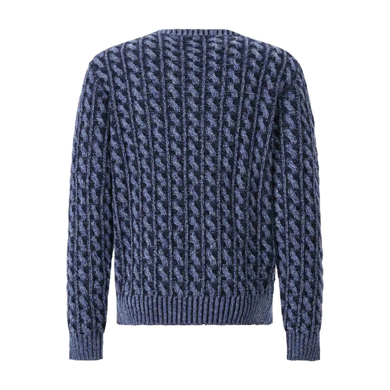 Etro Pull Pullover aus Wolle blau