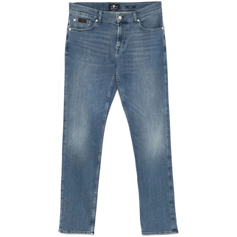 Seven for all Mankind Slim-Fit-Jeans Jeans blue blau