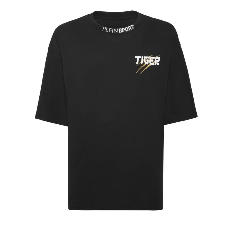 Plein Sport T-Shirt T-Shirt Tiger Tokyo schwarz