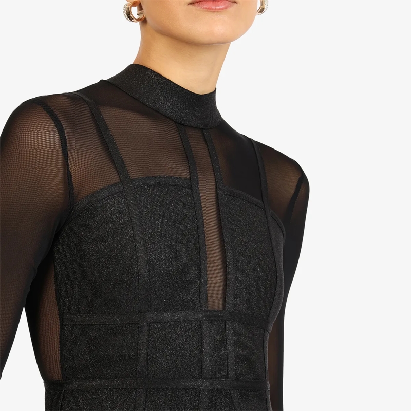 Kraimod Abendkleid Bandagekleid schwarz(Image 4)