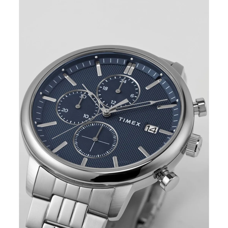 Timex Chronograph Quarz-Analoguhr Timex Chicago Chronograph silber(Image 6)
