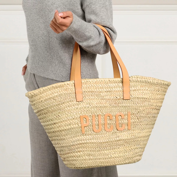 Pucci Natural Straw Bag