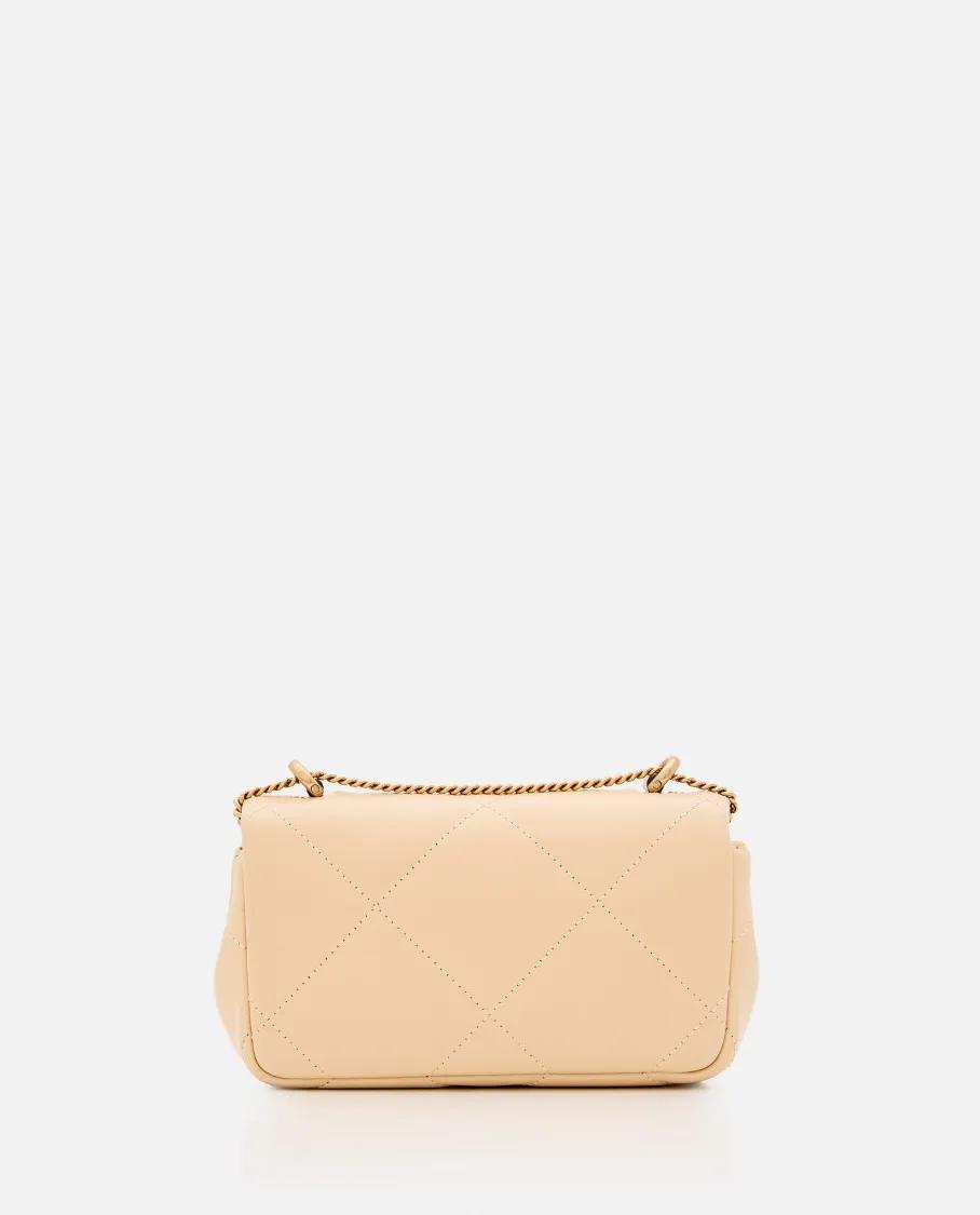TORY BURCH Hobo bags Kira Diamond Quilt Pave Mini Flap Bag in beige