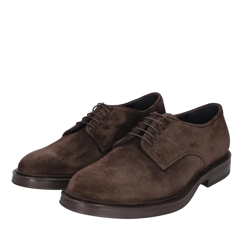 Heinrich Dinkelacker Schnürschuhe Schnürer Florenz Plain V dunkel-braun(Image 2)