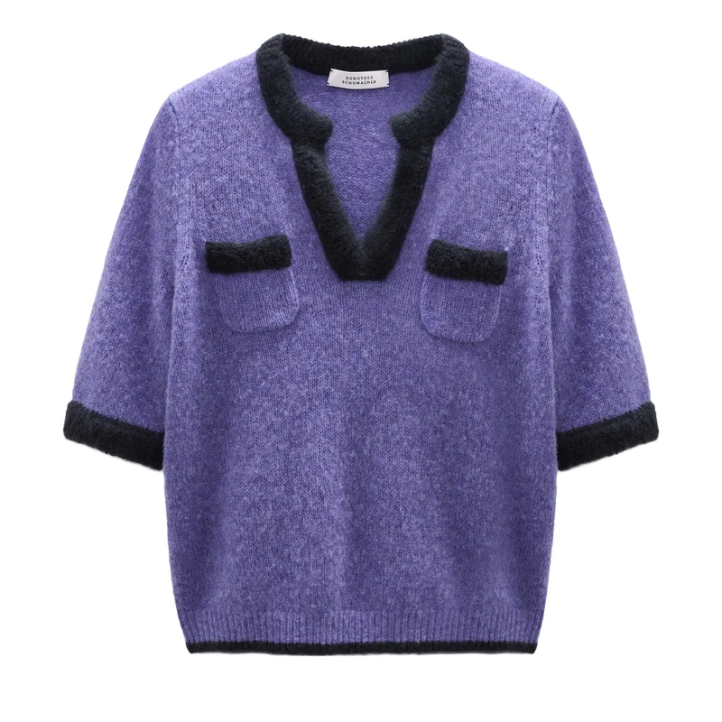 Dorothee Schumacher Trui LUXURY LOVE pullover violet