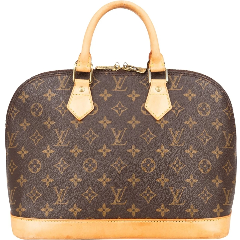 Louis Vuitton Tote Louis Vuitton Canvas Monogram Alma PM Handbag braun