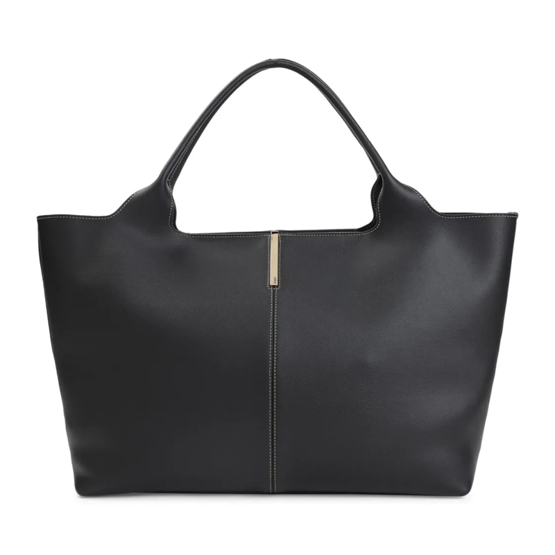 Tod's Sac à bandoulière Black Leather Shoulder Bag Black