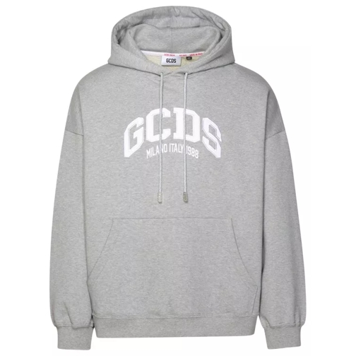 Gcds Gray Cotton Sweatshirt Grey 