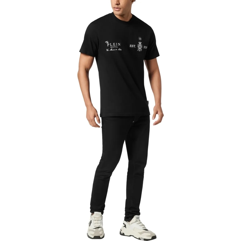 Philipp Plein T-Shirt T-Shirt Rundhalsausschnitt Ss schwarz(Image 4)