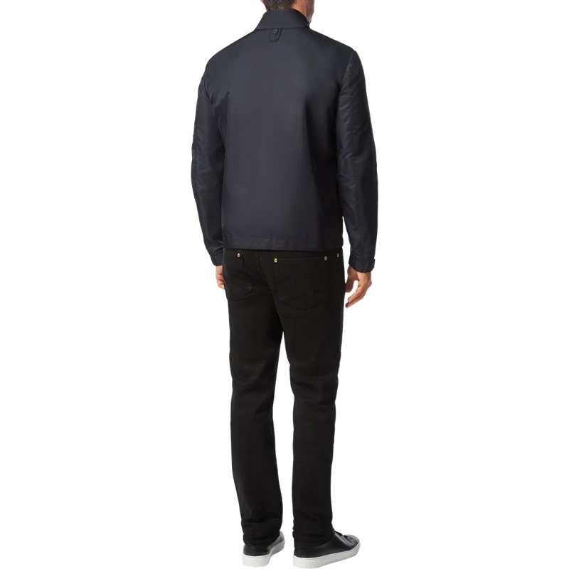 BILLIONAIRE Lederjacke Jacke Crest dunkel-blau(Image 2)