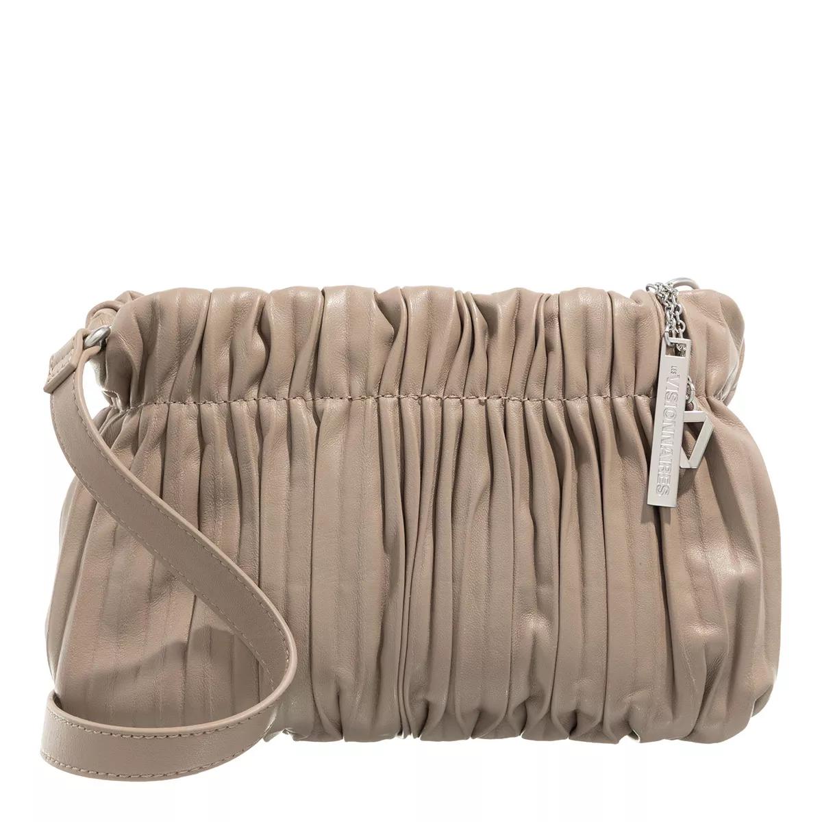 LESVISIONNAIRES Crossbody Bags - Blair Pleated - Gr. unisize - in Taupe - für Damen