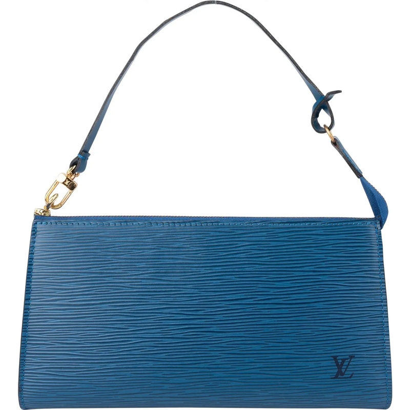 Louis Vuitton Tote Louis Vuitton Bleu Epi Leather Pochette Accessoire blau
