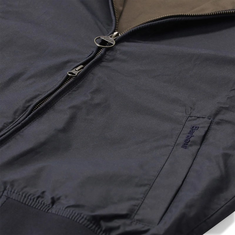Barbour Overgangsjas Wachsjacke aus Baumwolle blau(Image 4)