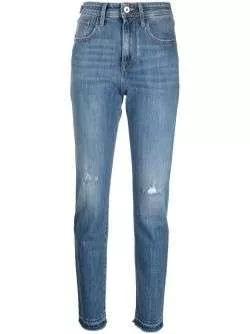 Jacob Cohen - Straight-Leg Distressed Denim Jeans - Größe 27 - blue