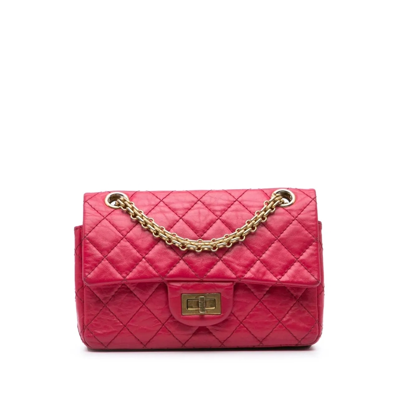 Chanel Sac à bandoulière Mini Reissue 2.55 Calfskin Flap rose