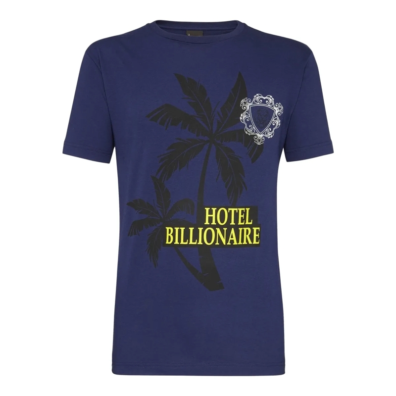 BILLIONAIRE T-Shirt T-Shirt Palms dunkel-blau