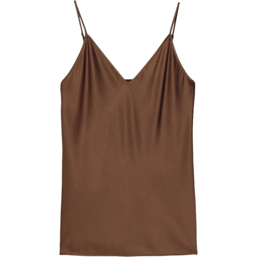 Max Mara T-Shirts Top Brown schwarz