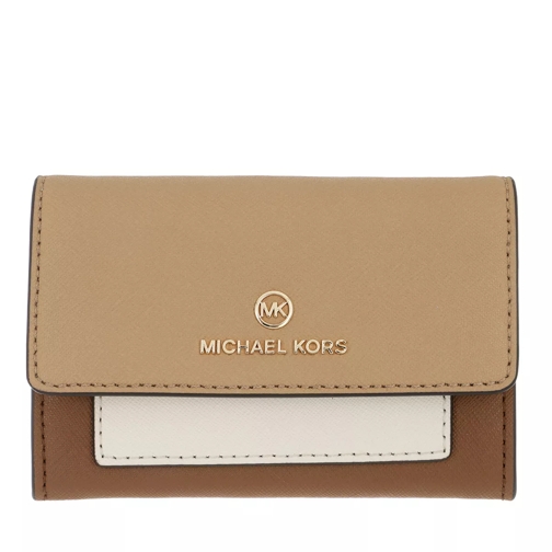 MICHAEL Michael Kors Medium 2In1 Wallet Camel Multi Portefeuille à rabat