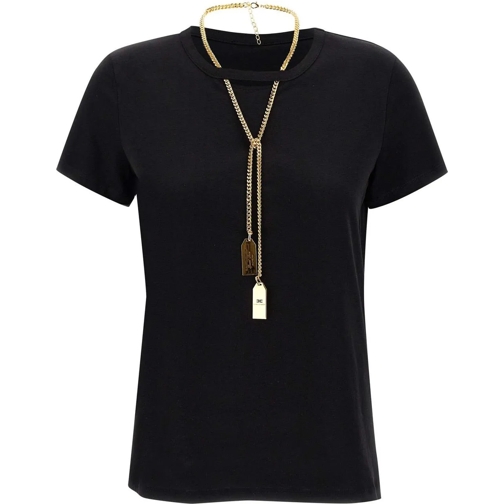 Elisabetta Franchi T-Shirts T-shirts And Polos Black schwarz