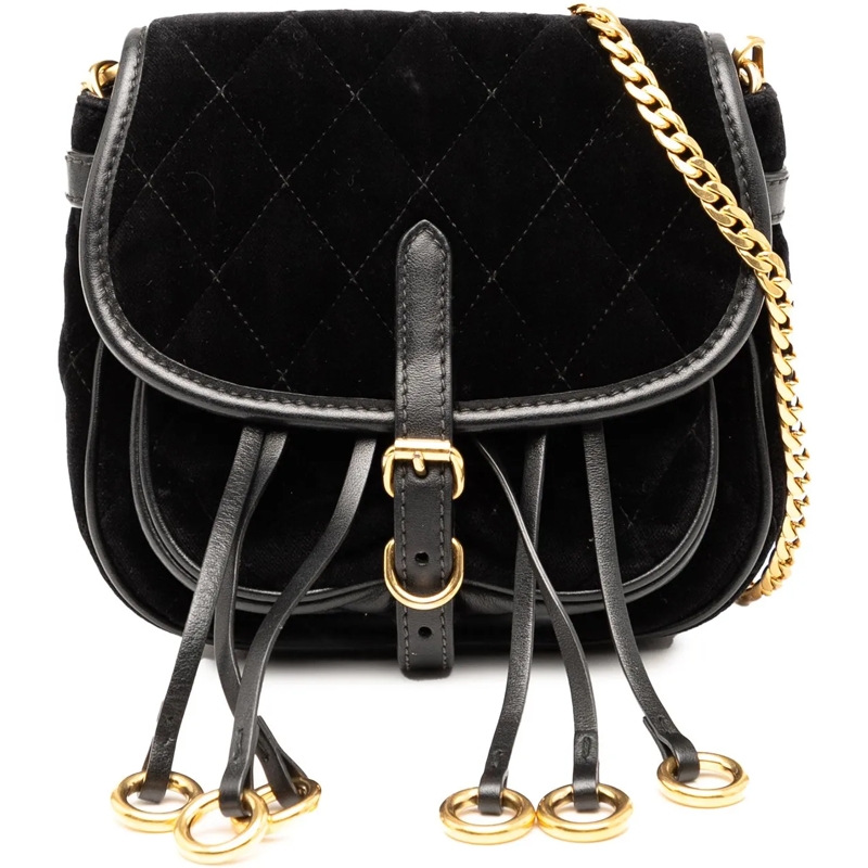 Prada Sac à bandoulière Impuntu Velluto Corsaire Crossbody schwarz