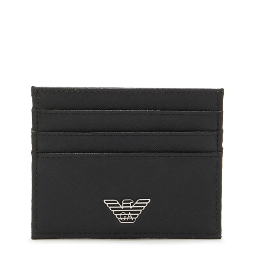 Emporio Armani Kartenhalter Emporio Armani Black Card Holder Y4R173-Y138E-8107 Schwarz