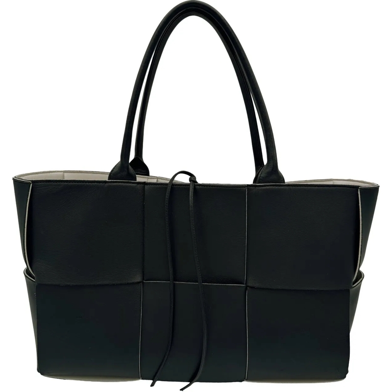 Bottega Veneta Shopper Bottega Veneta Arco Tote Bicolor - Black schwarz
