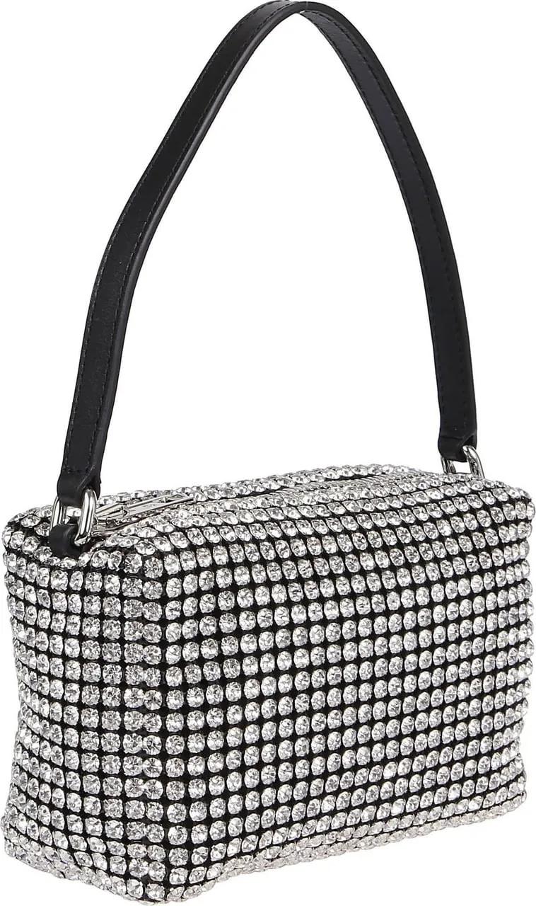 Alexander wang Crossbody bags Heiress Medium Pouch Bag White in wit
