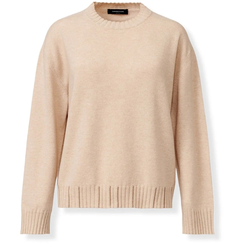 Fabiana Filippi Pullover Sweaters Rope beige
