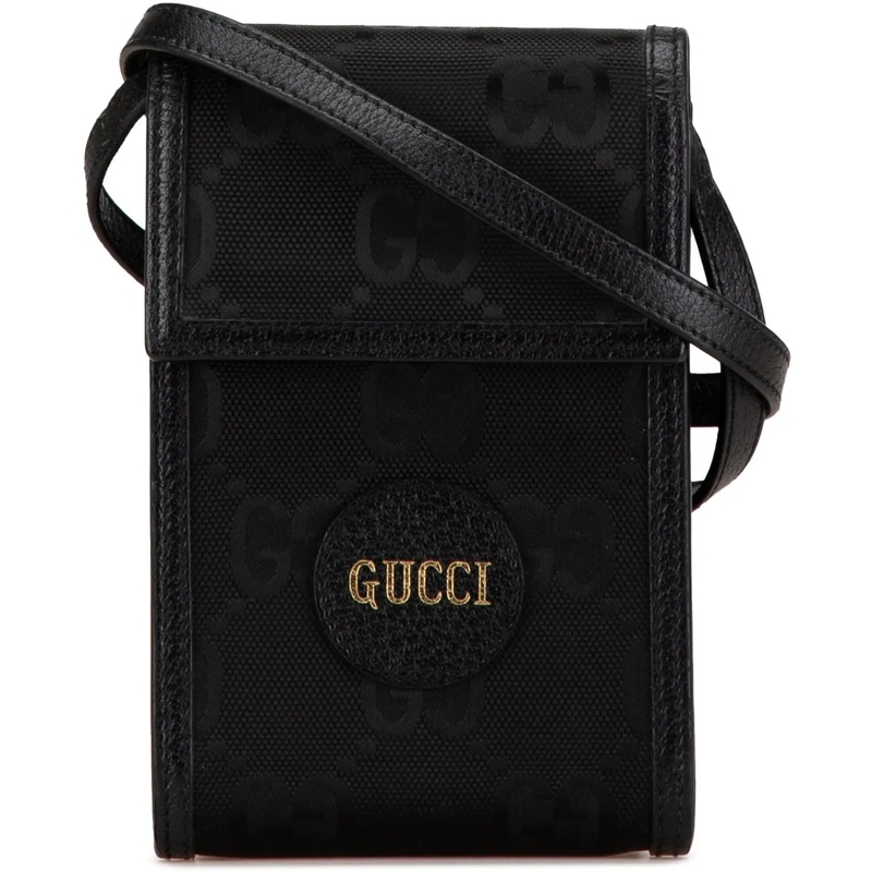 Gucci Schultertasche Off The Grid Mini GG Econyl Crossbody schwarz