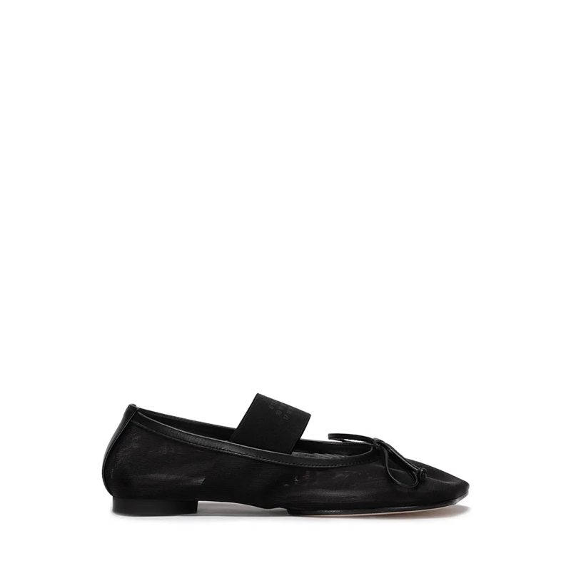 MM6 Maison Margiela Balletschoenen Ballet Ballerine Black