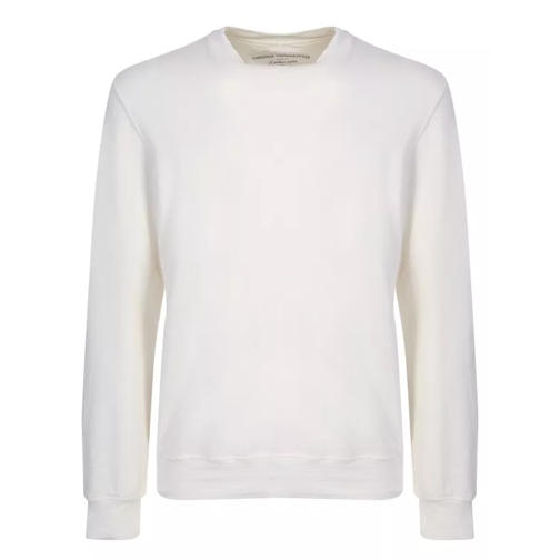 Original Vintage White Linen Sweatshirt White 