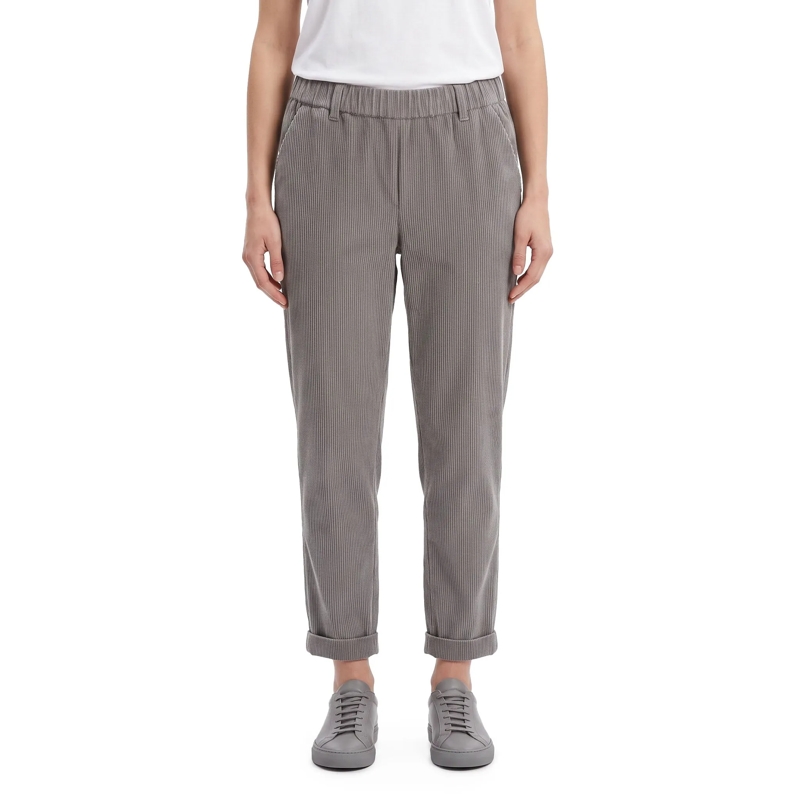 Lis Lareida Pantalon en velours côtelé Cordhose aus Baumwoll-Mix braun(Image 6)