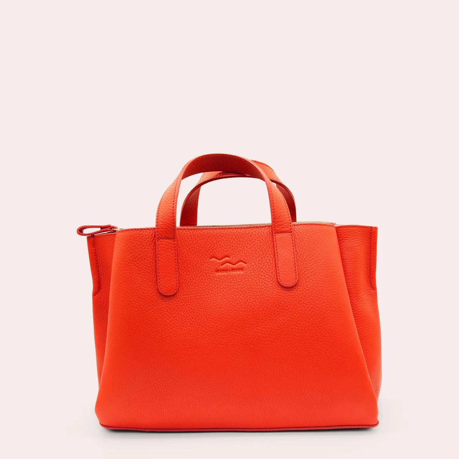 mine mina Shopper - MADITA – unsere eckige Handtasche. - Gr. unisize - in Orange - für Damen