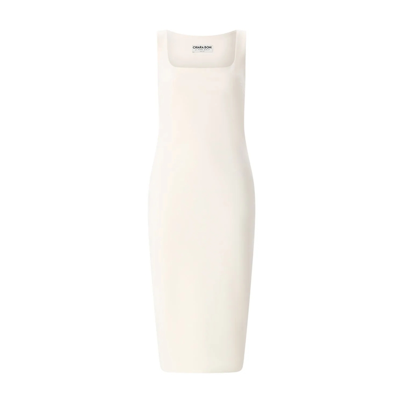 Chiara Boni Maxi-jurk Midikleid Gilia weiß